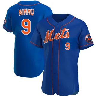 Authentic Men's Brandon Nimmo New York Mets Alternate Jersey - Royal