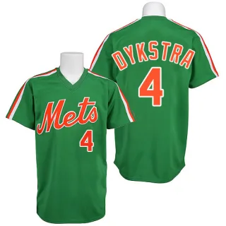 Replica Men's Lenny Dykstra New York Mets 1985 Throwback Jersey - Green