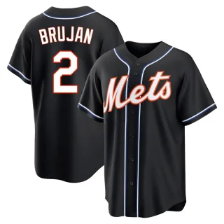 Replica Youth Vidal Brujan New York Mets Fashion Out Jersey - Black
